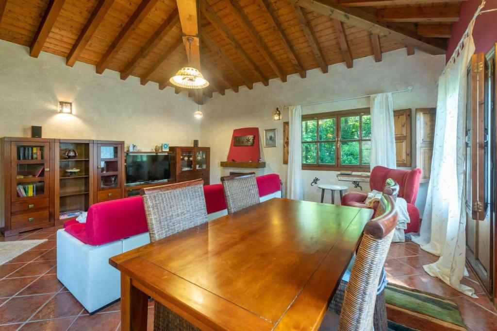 Posezení v ubytování Villa Las Ardillas