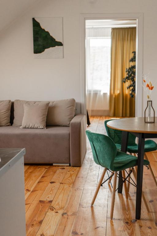 Posezení v ubytování TREND HOUSE Apartments