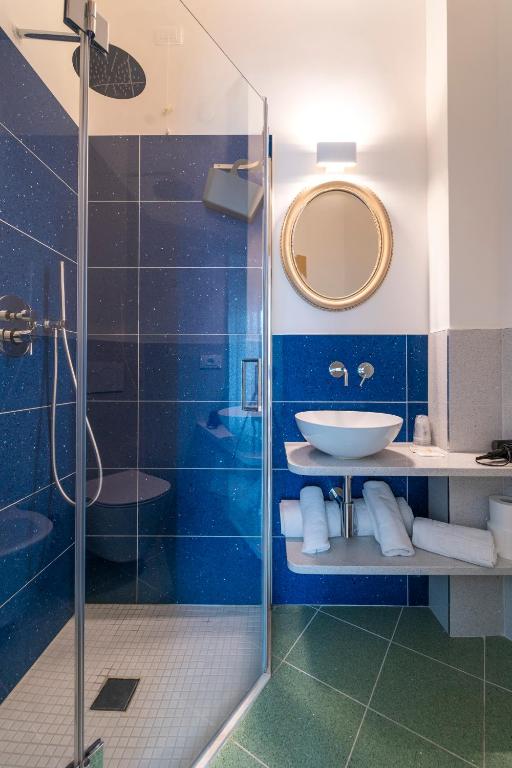 Koupelna v ubytování Hotel Capri 3 Stelle SUPERIOR
