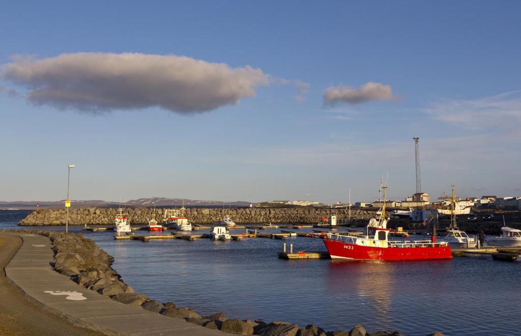 Náttúran í nágrenni gistihússins