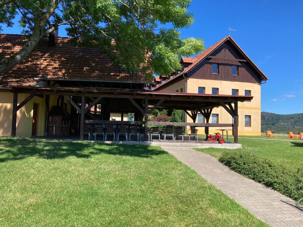 Zahrada ubytování Pension Hofberg