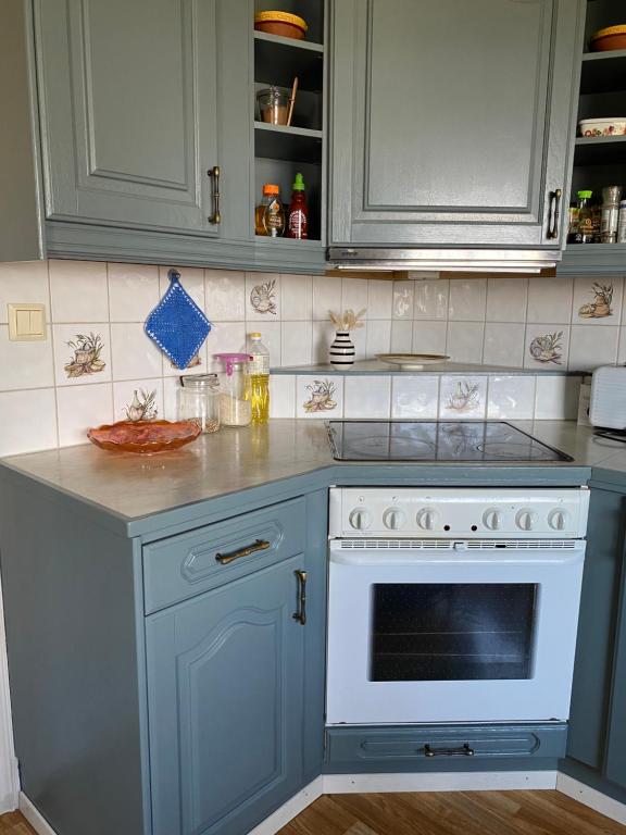 Kuchyň nebo kuchyňský kout v ubytování Shared Farmhouse