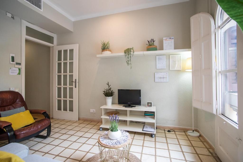 Televízia a/alebo spoločenská miestnosť v ubytovaní P1PAR1001 - Wonderfull aparment in Paralel