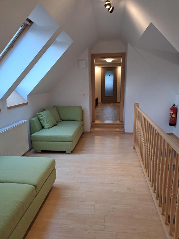 A seating area at Gasthof Knappenwirt