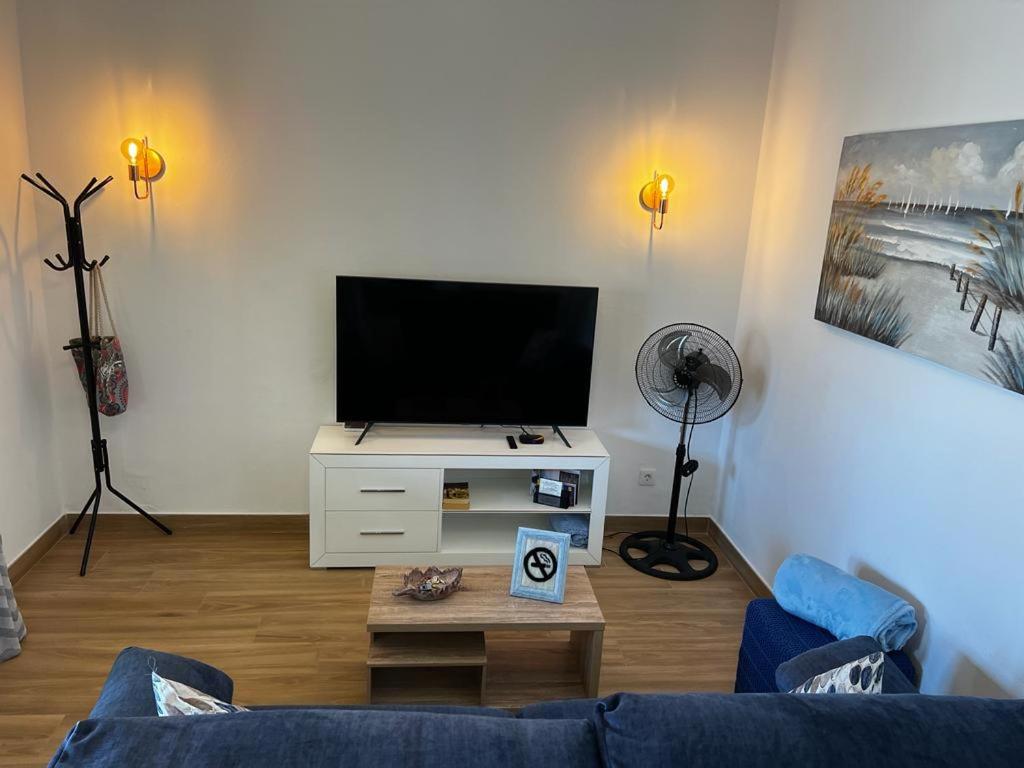 TV a/nebo společenská místnost v ubytování El Caseto