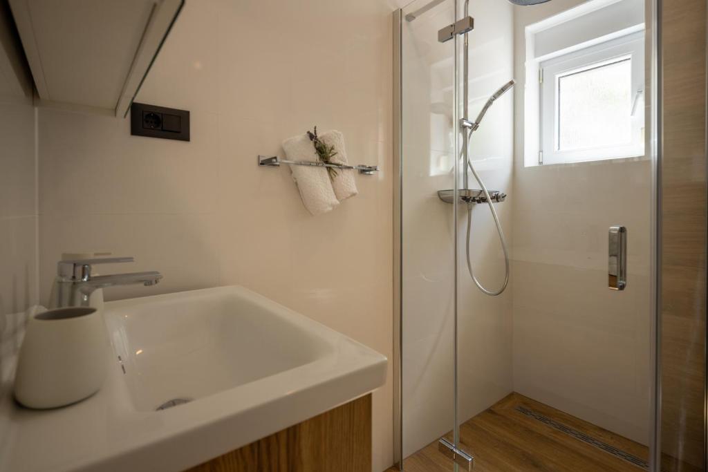 Kúpeľňa v ubytovaní Lea Apartments