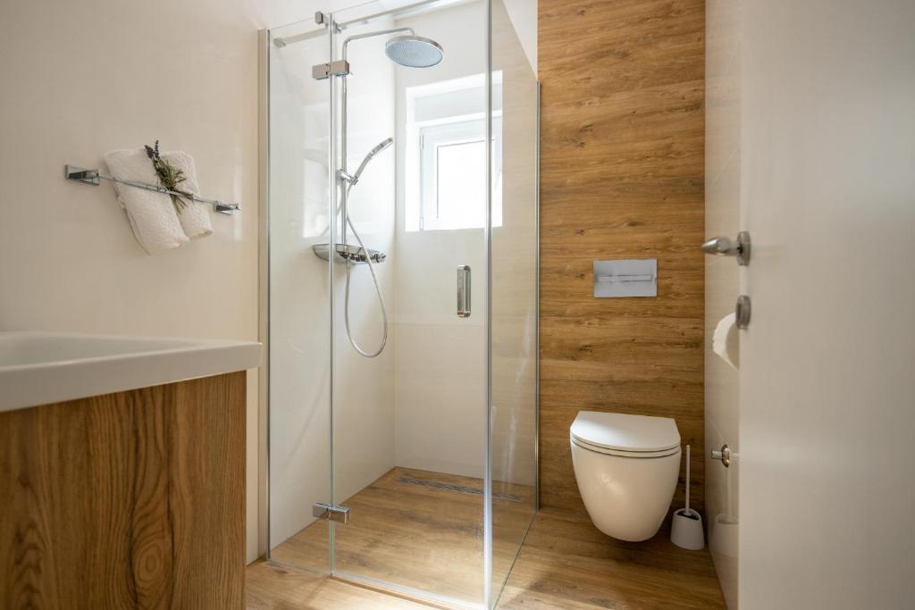 Kúpeľňa v ubytovaní Lea Apartments