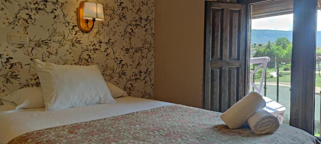 Hotel Fuertescusa - Chambre Lits Jumeaux Avec Vue Sur Montagne