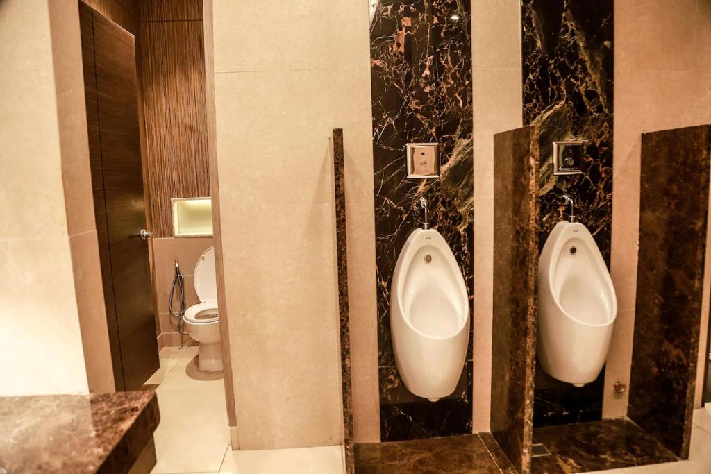 Koupelna v ubytování Sotogrande Hotel Katipunan