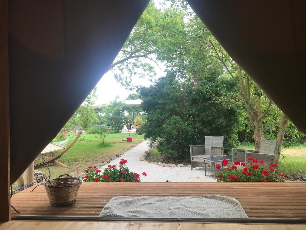 Zahrada ubytování Tenuta DonnAnna Agriturismo&Glamping