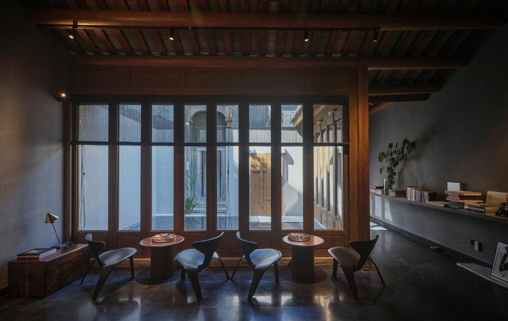 Posezení v ubytování Jiangnan House Chaozhou