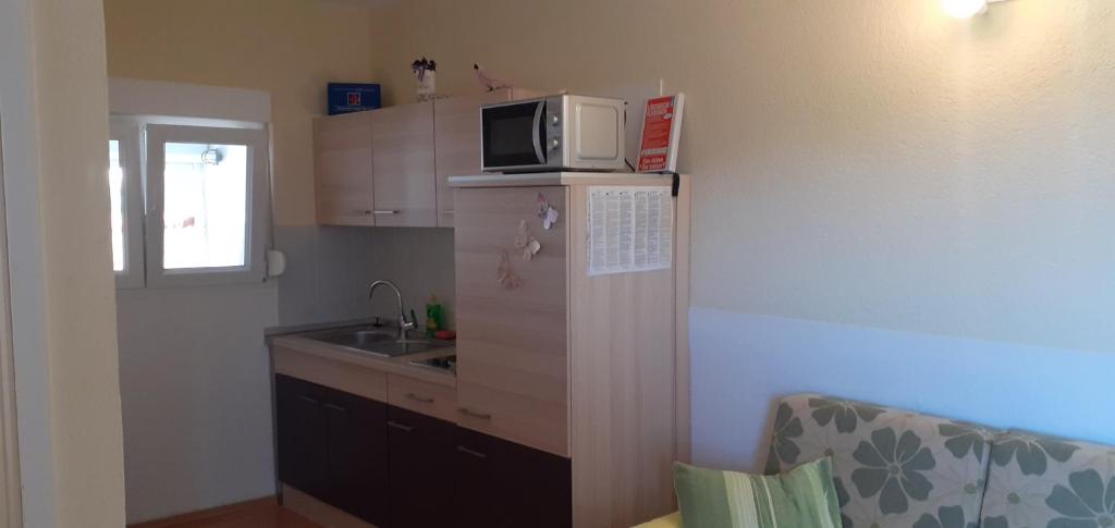 Kuchyň nebo kuchyňský kout v ubytování Villa Palfi