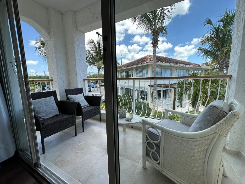 Balkón nebo terasa v ubytování Hotel Palmera Bayahibe