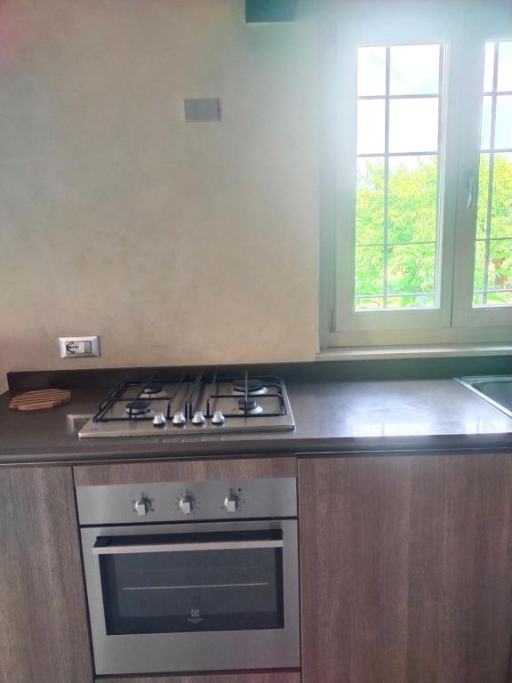Kuchyň nebo kuchyňský kout v ubytování Casa vacanze Tredis