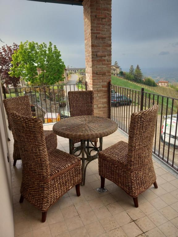 Balkón nebo terasa v ubytování Agriturismo Brusalino