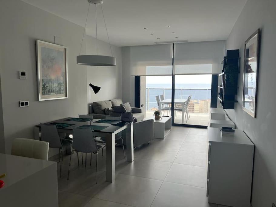 Posezení v ubytování Apartment Sunset Waves Poniente