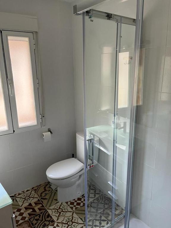Kúpeľňa v ubytovaní Casa Fuente Arriba
