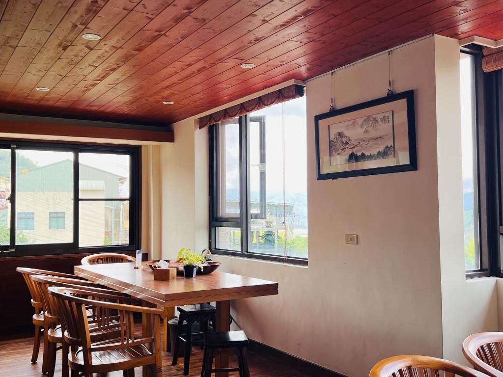Restaurace v ubytování Yun pu cha jan