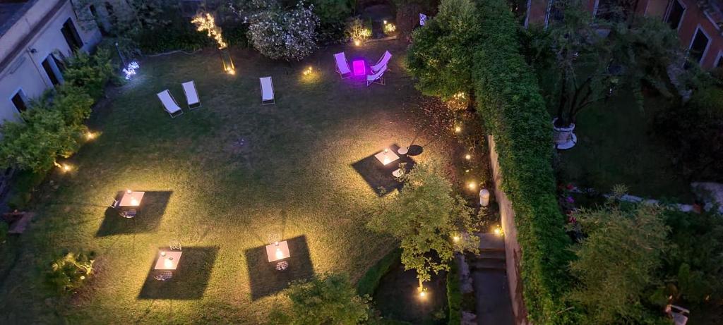 A garden outside Villa Riari Garden