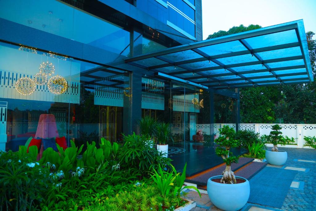 Zahrada ubytování Noah Sky Suites