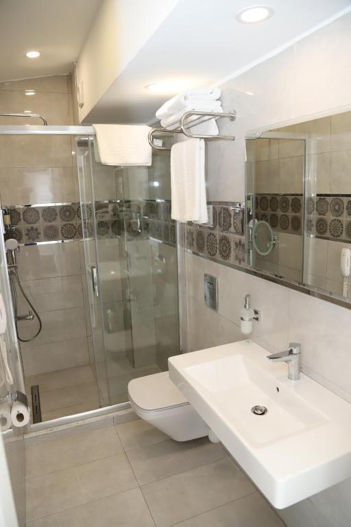 Koupelna v ubytování Novus Hotel İstanbul
