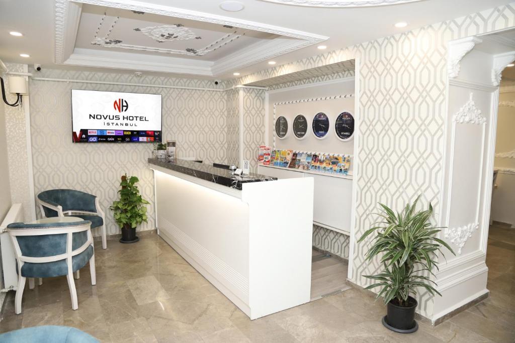 Vstupní hala nebo recepce v ubytování Novus Hotel İstanbul