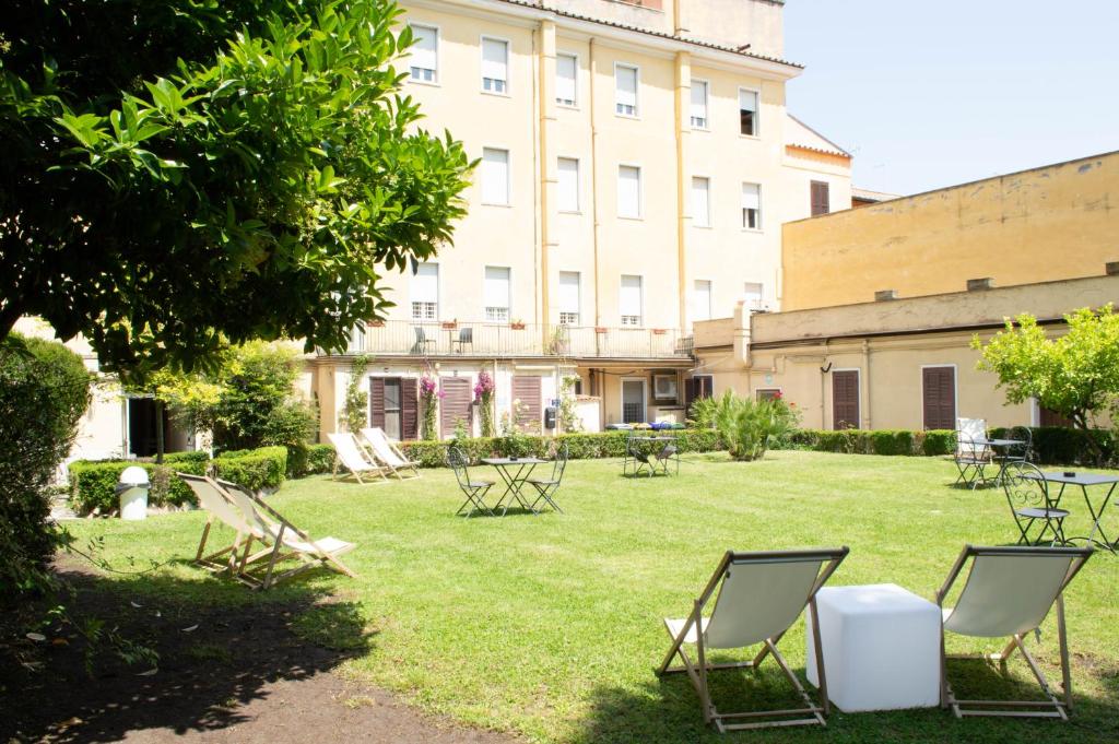 A garden outside Villa Riari Garden