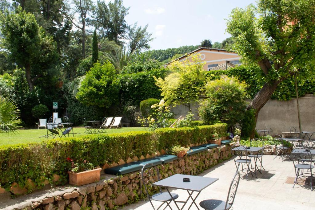 A garden outside Villa Riari Garden