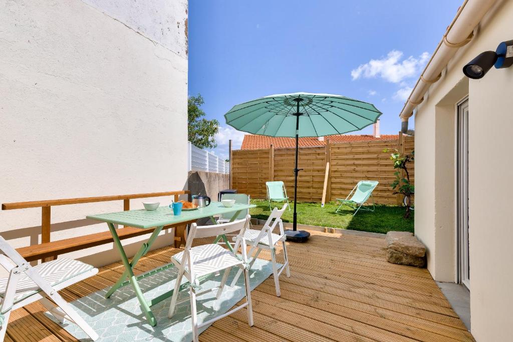 Maison moderne pour 3 - Jardin et plancha