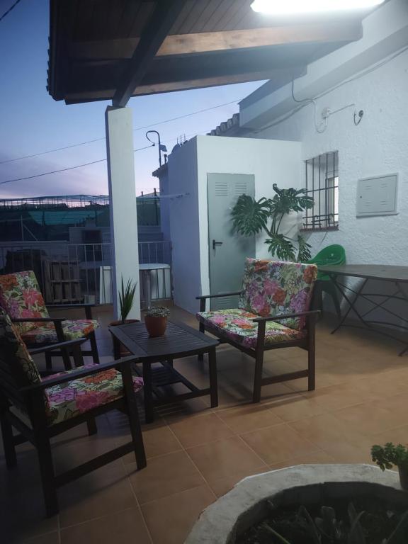 Balkón nebo terasa v ubytování Casa La Morera