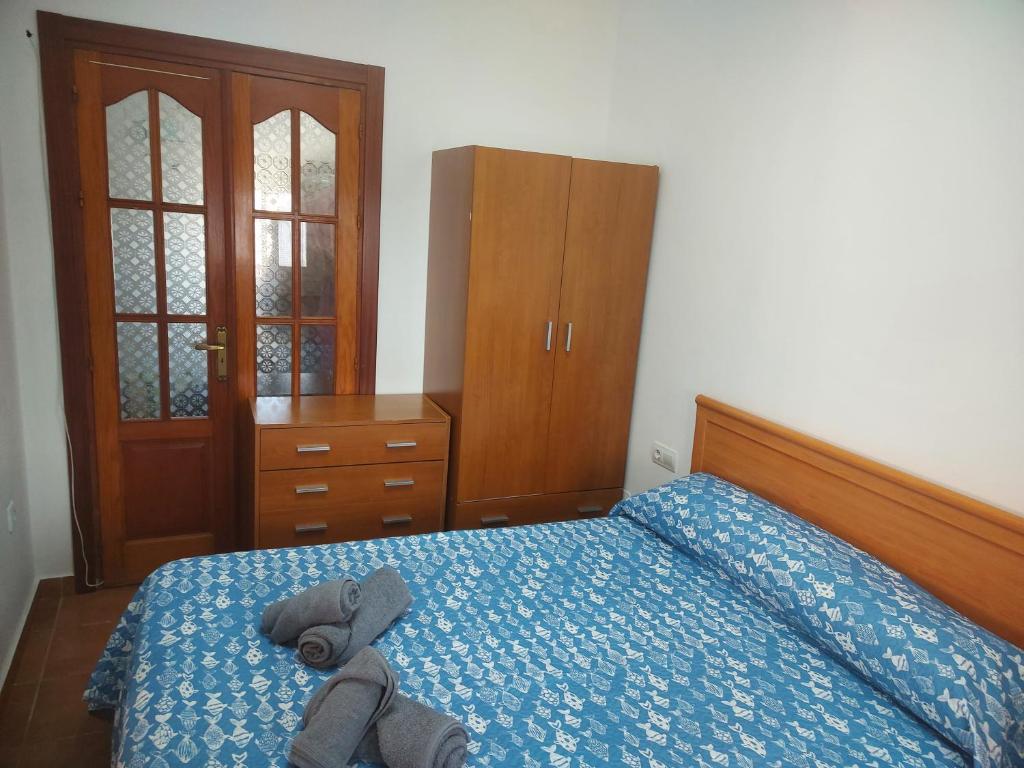 Postel nebo postele na pokoji v ubytování Casa La Morera