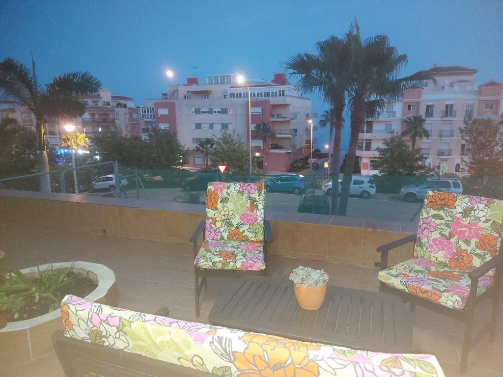 Posezení v ubytování Casa La Morera