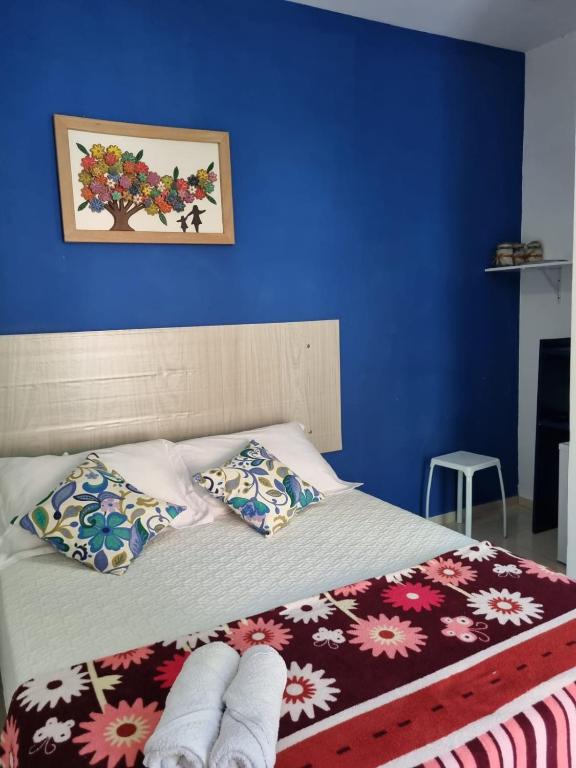 Postel nebo postele na pokoji v ubytování Pousada Rancho do André