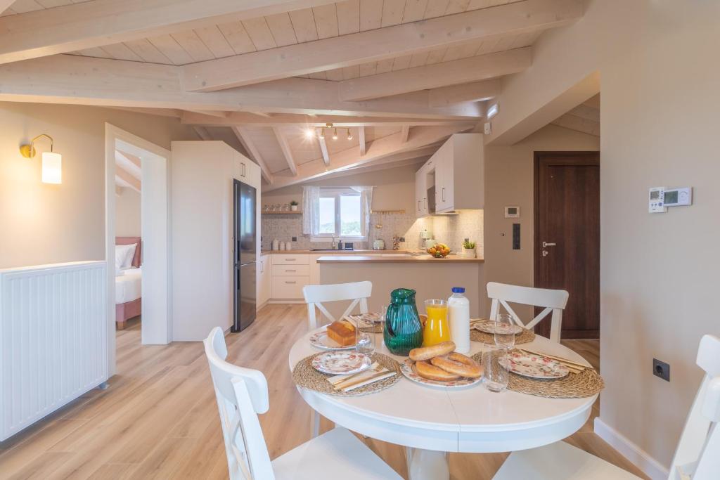 Kuchyň nebo kuchyňský kout v ubytování Melena Premium Suites