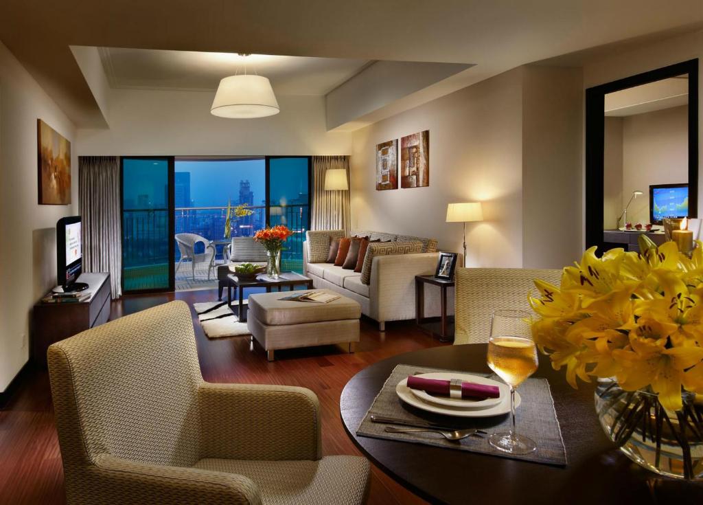 Somerset Olympic Tower Tianjin - Apartamento Ejecutivo De Tres Dormitorios
