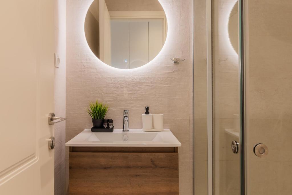 Koupelna v ubytování Melena Premium Suites