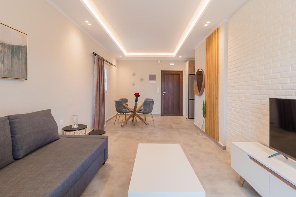 TV a/nebo společenská místnost v ubytování Melena Premium Suites