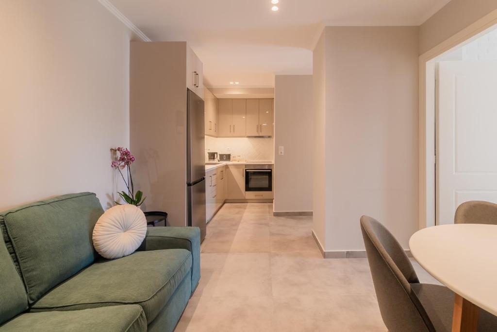 Kuchyň nebo kuchyňský kout v ubytování Melena Premium Suites