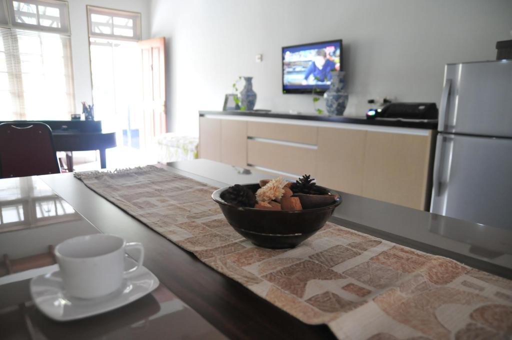 Kuchyň nebo kuchyňský kout v ubytování Bed and Breakfast Tomang