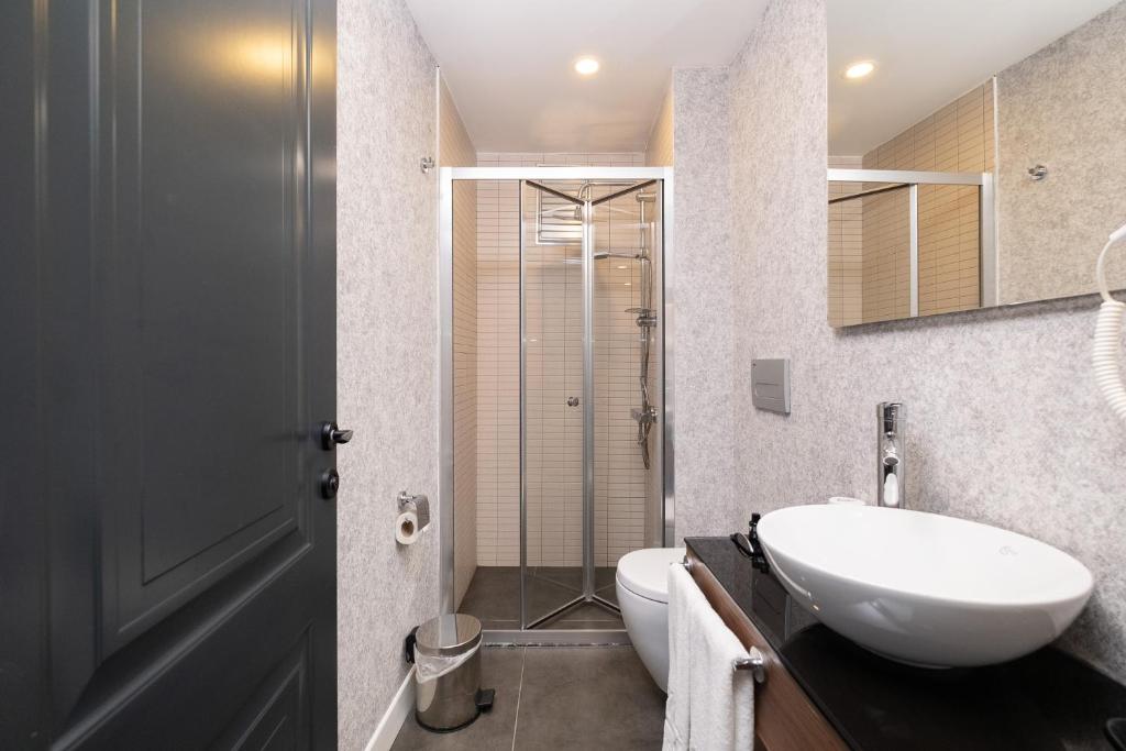 Koupelna v ubytování Askadar May Otel