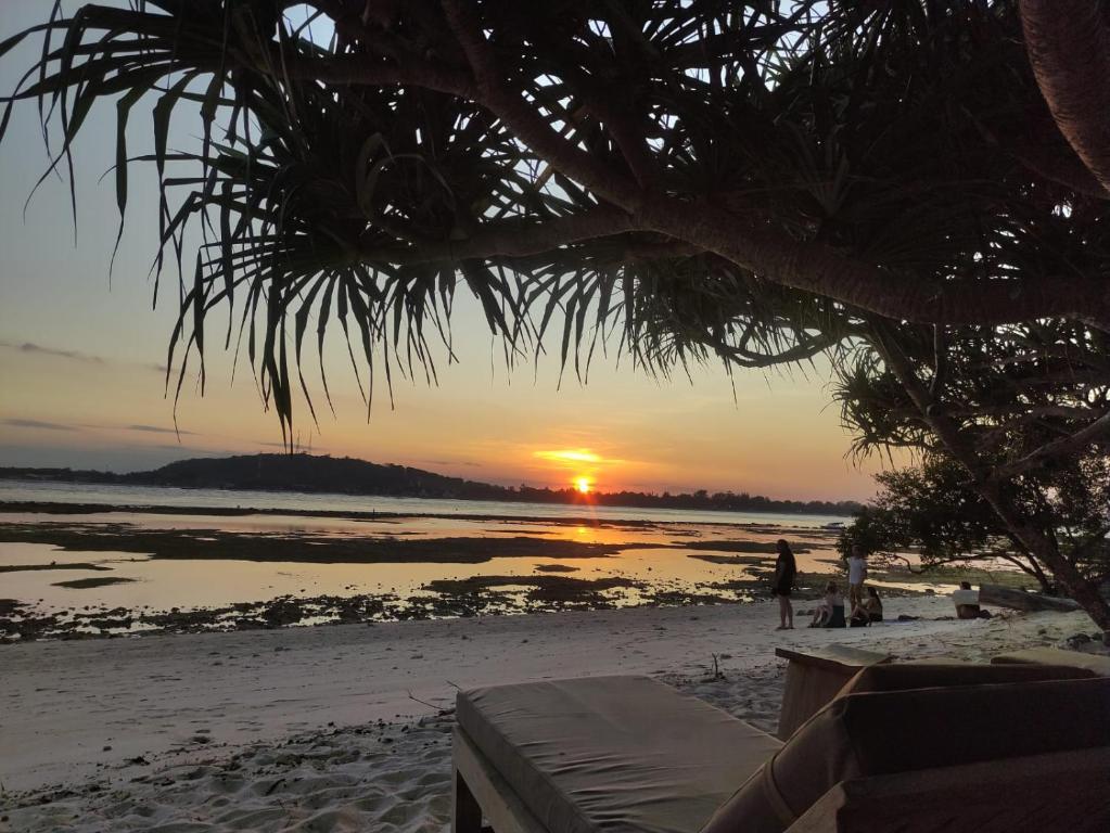 Bungalow Cafe Gili Beachfront - 1