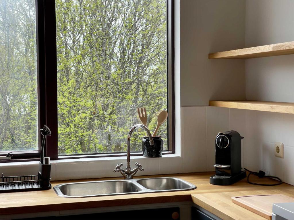 Kuchyň nebo kuchyňský kout v ubytování Matkráin Apartments