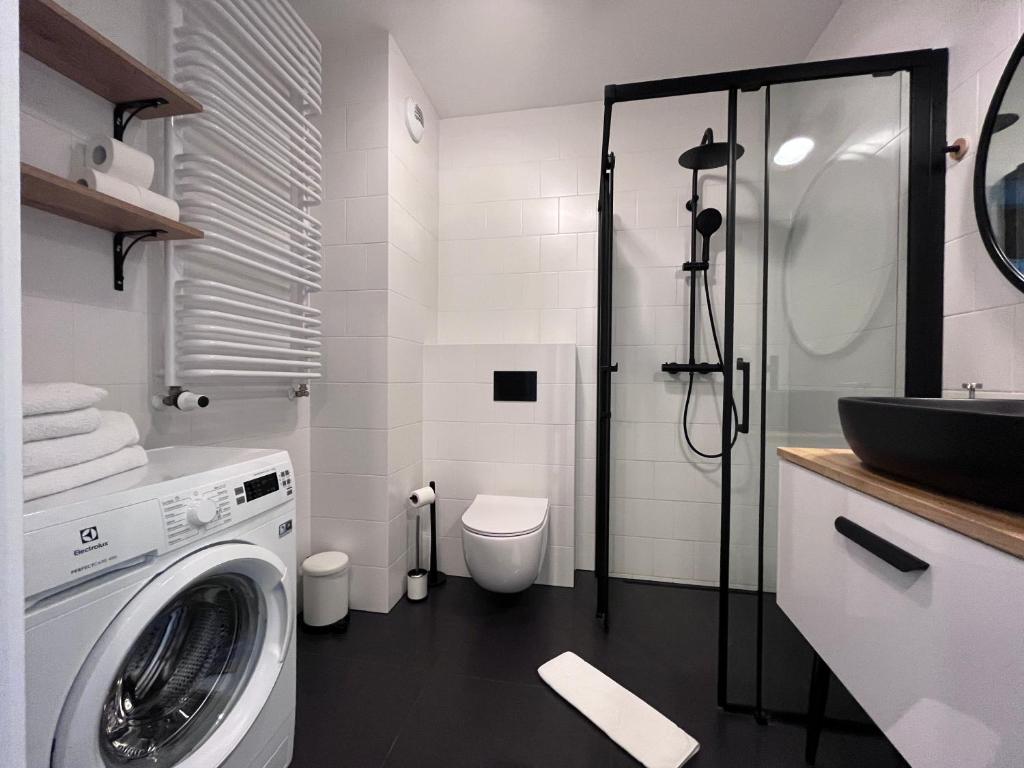 Łazienka w obiekcie apartamenty-wroc Kurkowa