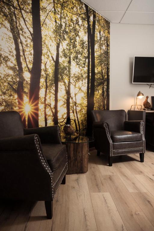 Posezení v ubytování Hotell Greven
