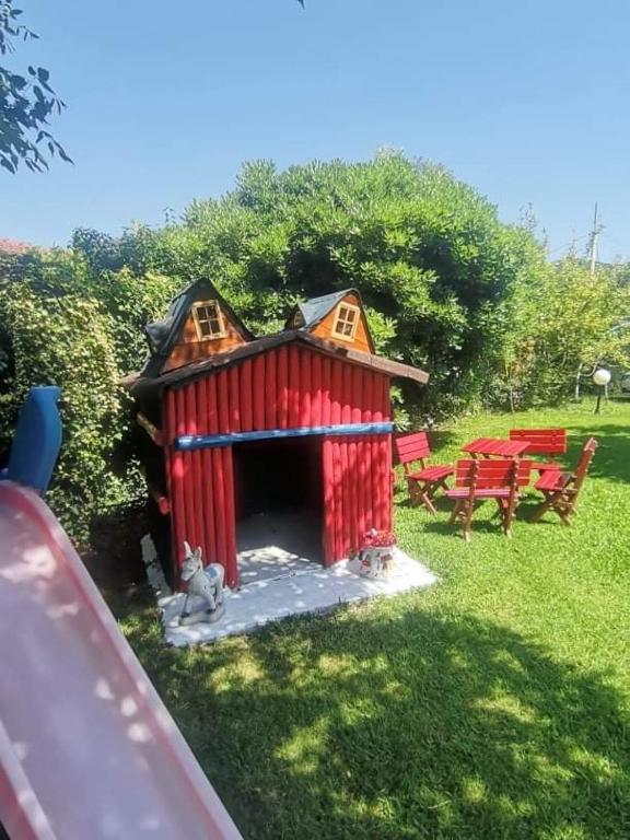 Zahrada ubytování KATIA Studios