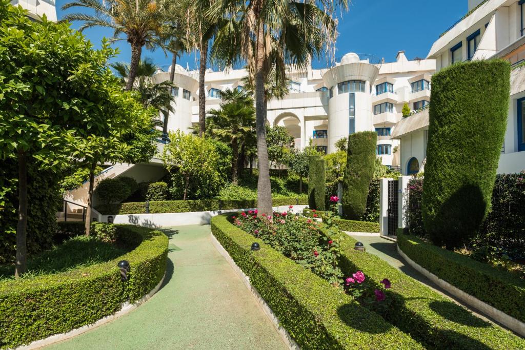 Zahrada ubytování Marbella House 46 Duplex