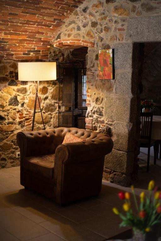 Posezení v ubytování Hotel Mas 1670 - Adults Only