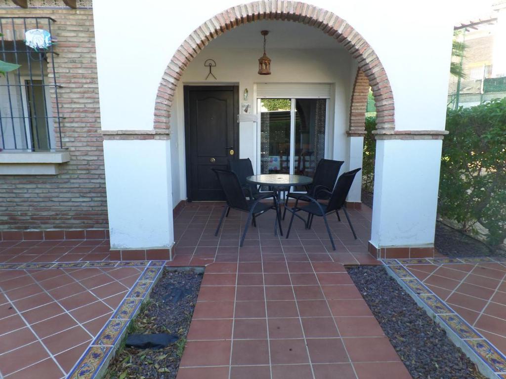 Patio nebo venkovní prostory v ubytování DUPLEX AL ANDALUS THALASSA