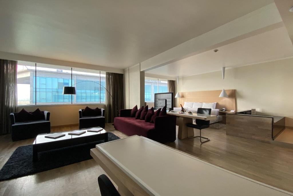 Un lugar para sentarse en Wyndham Concepcion Pettra