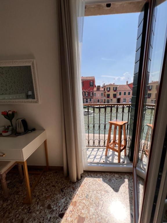 Balkón nebo terasa v ubytování Venezia Canal View